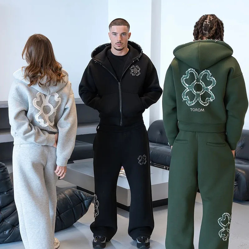 Męski zestaw dresowy na wiosnę – Street Fashion Y2K recenzja i cena